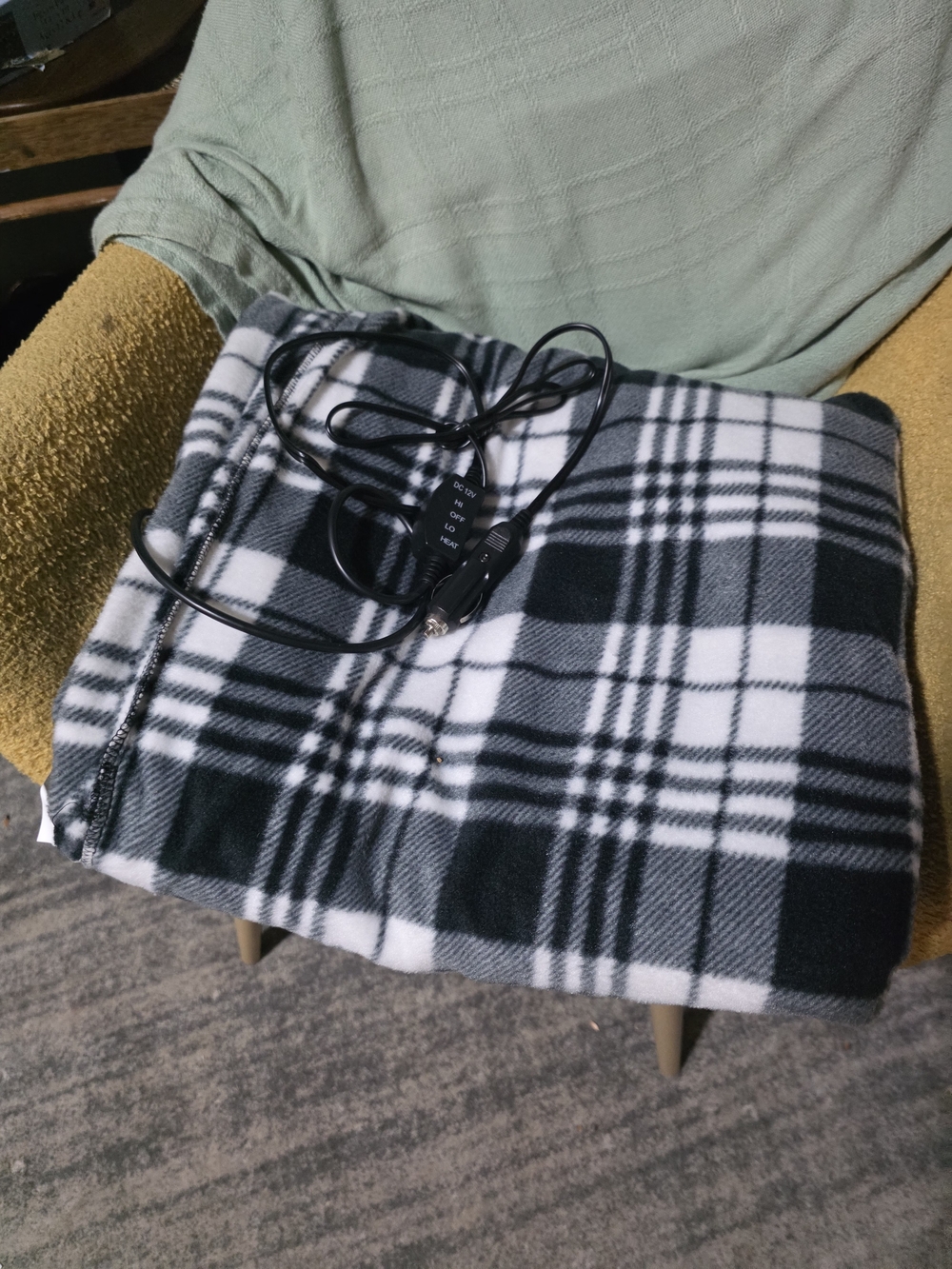 Black & White Plaid Women's Skirt - Classic Check Pattern